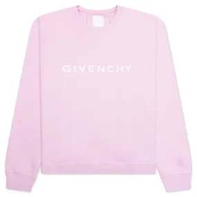 Archetype Slim Fit Sweatshirt - Baby Pink