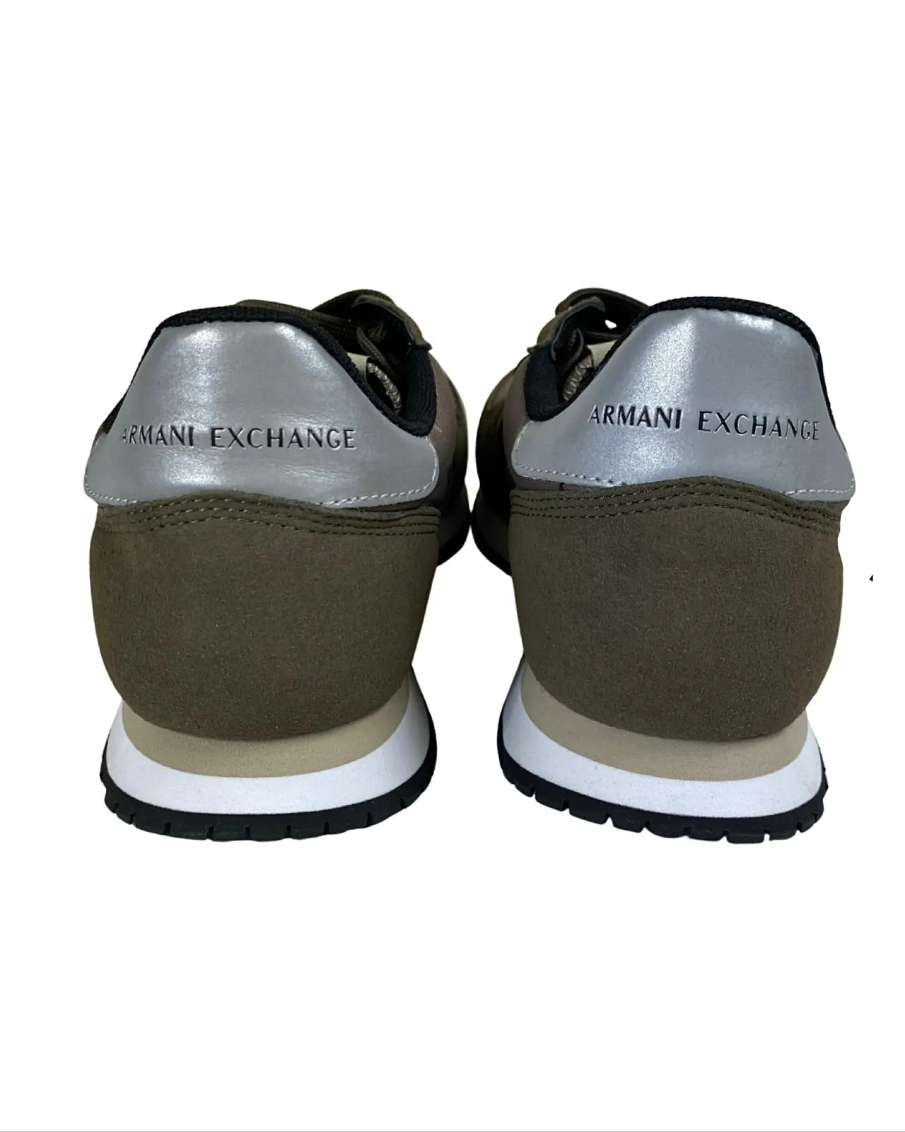 Armani Exchange Trainers in Brown, Beige and Green UK 6