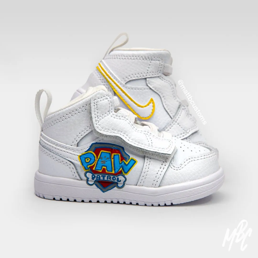 Custom Jordan 1 Mid Sneakers for Babies & Toddlers - Personalized Style