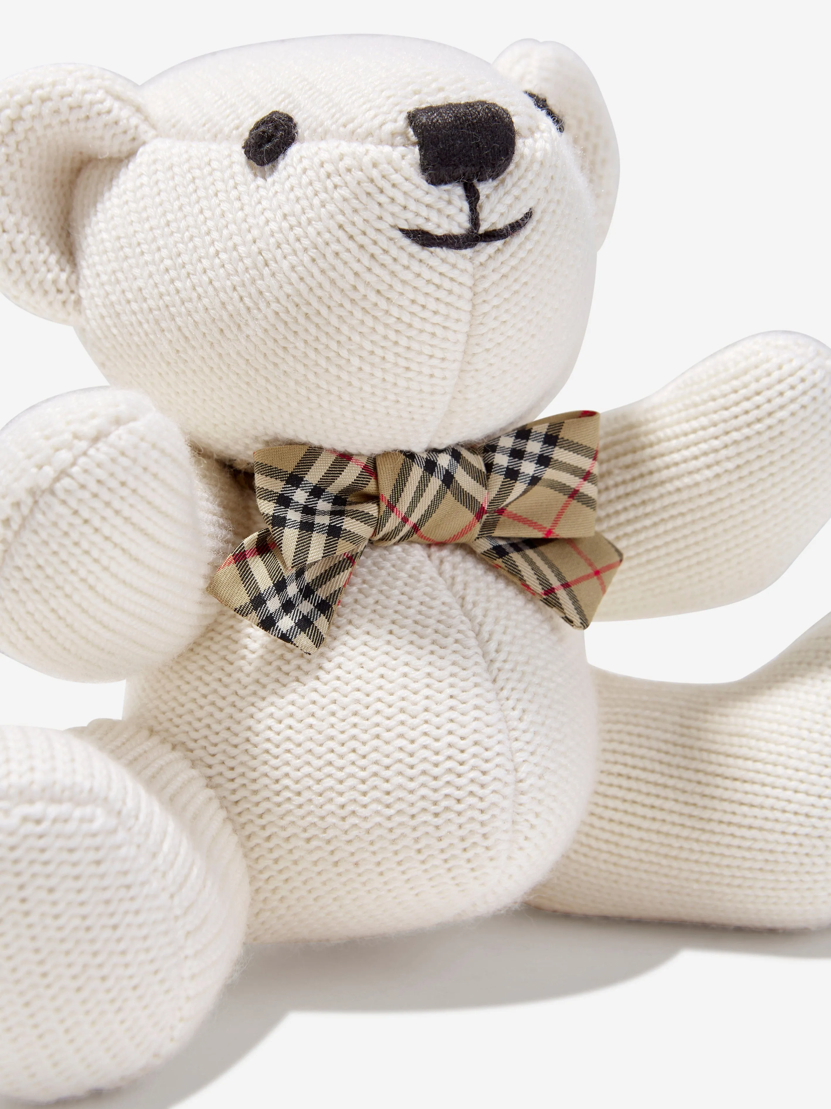 Baby Bear Rattle in Ivory