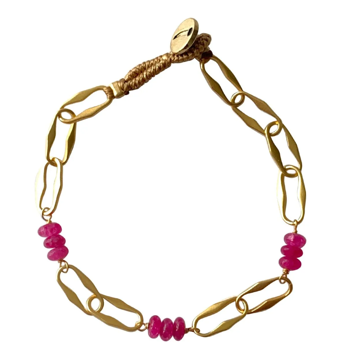 BRACELET IBU BEAU PINK TOURMALIN