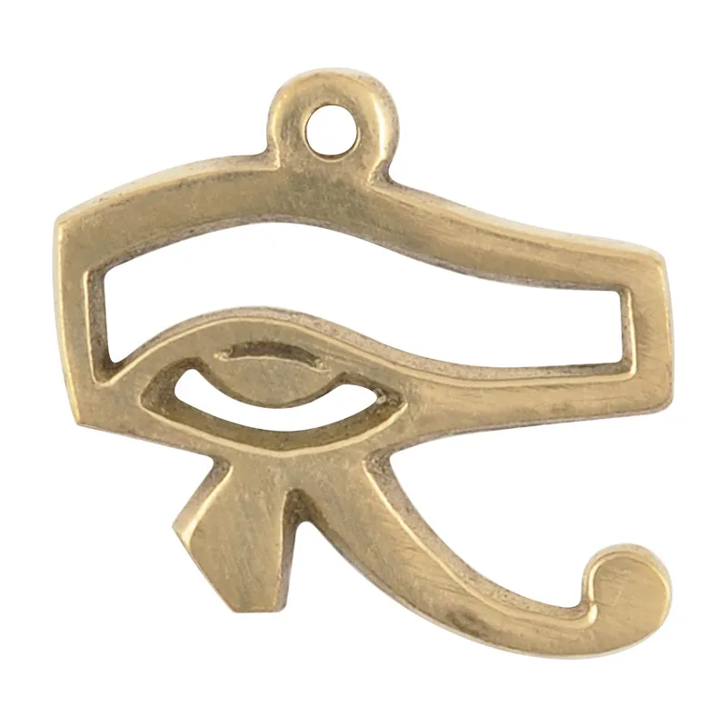 Brass Charms-22mm Eye of Horus-Bronze-Quantity 1