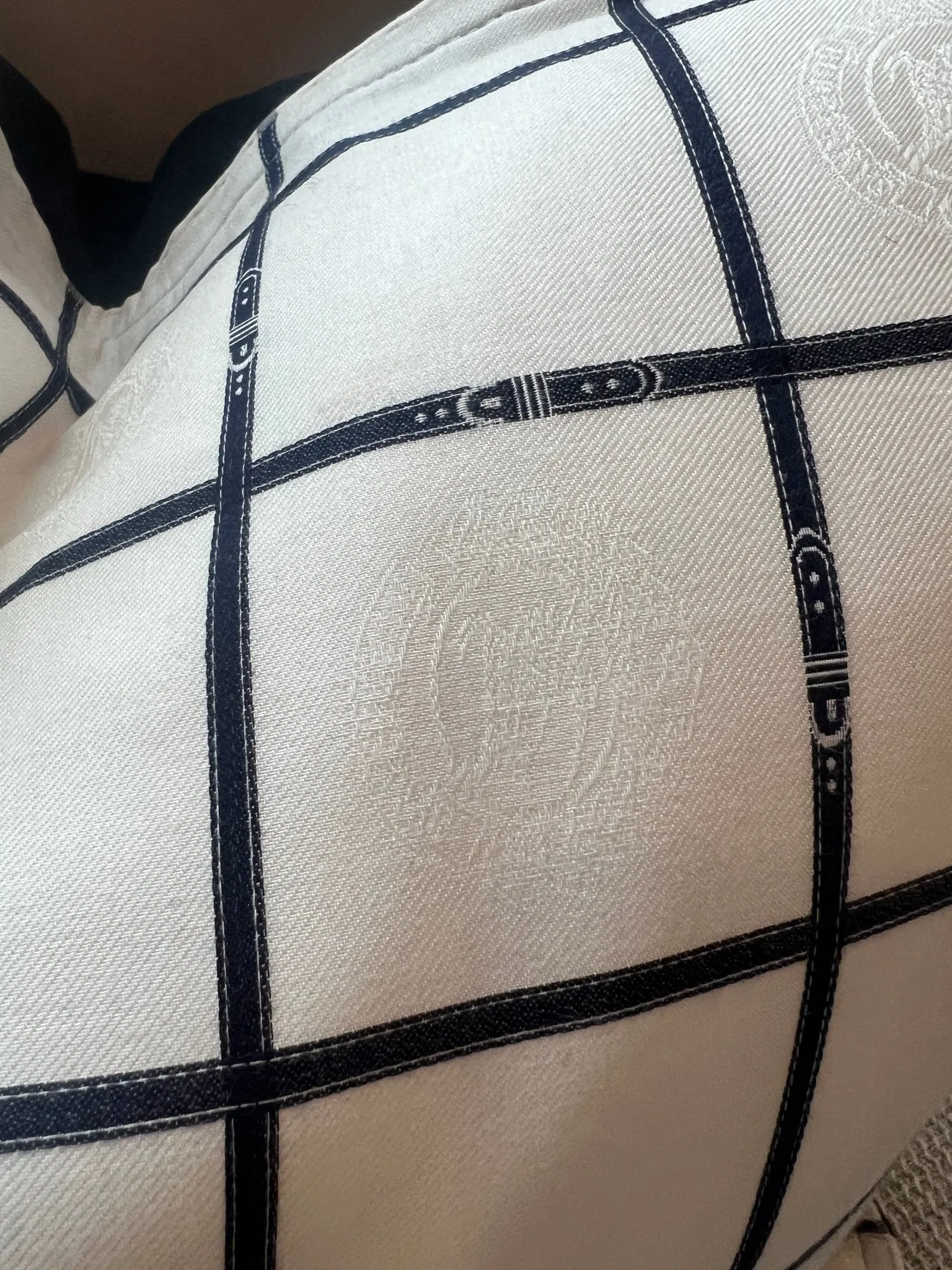 Burberry Pillows made from authentic Burberry Scarves