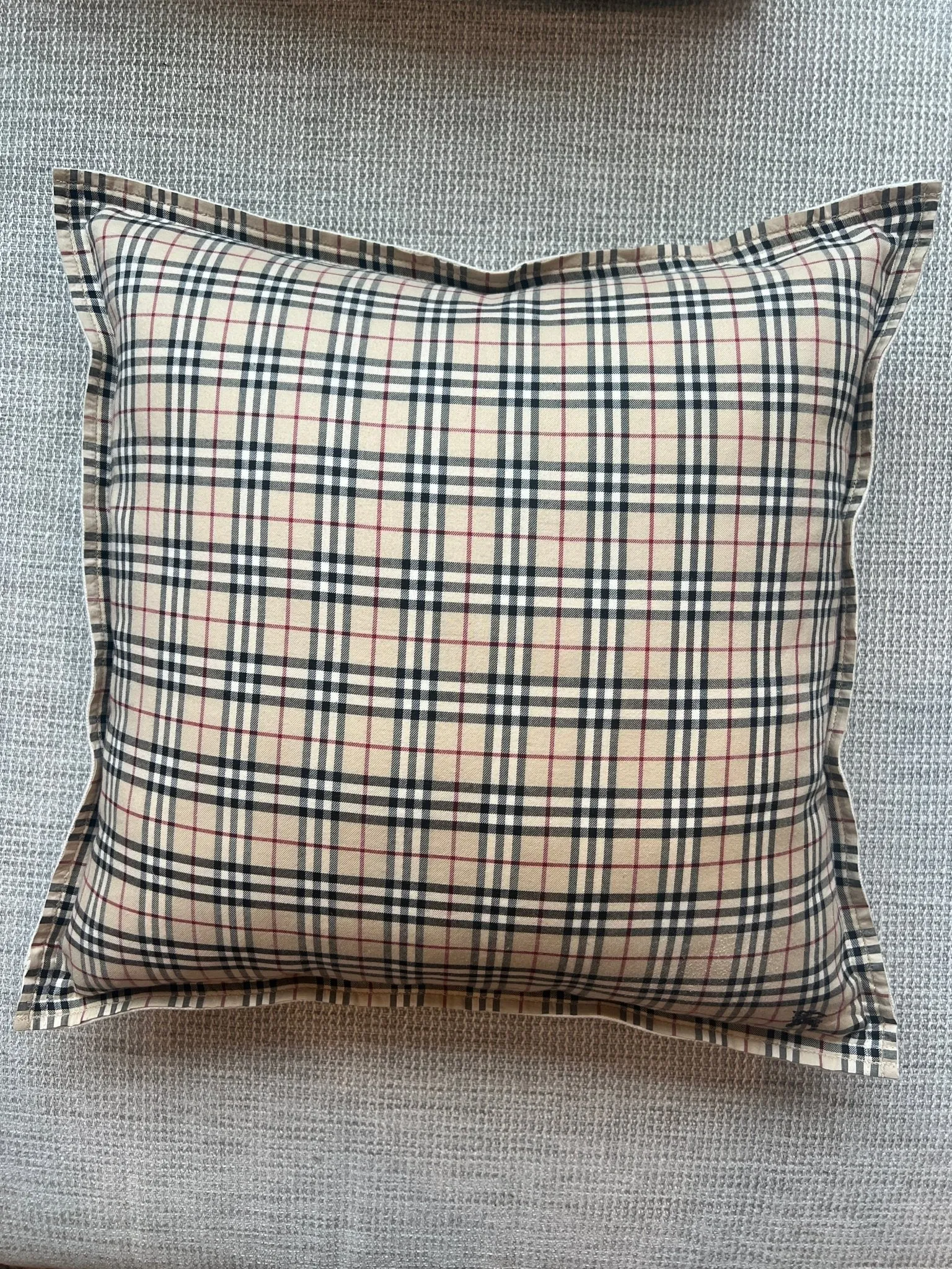 Burberry Pillows made from authentic Burberry Scarves