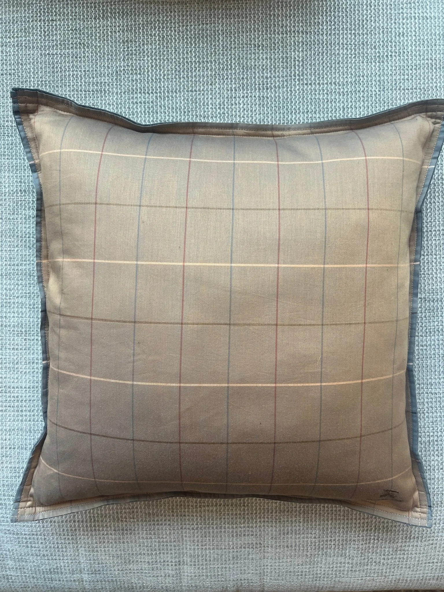 Burberry Pillows made from authentic Burberry Scarves