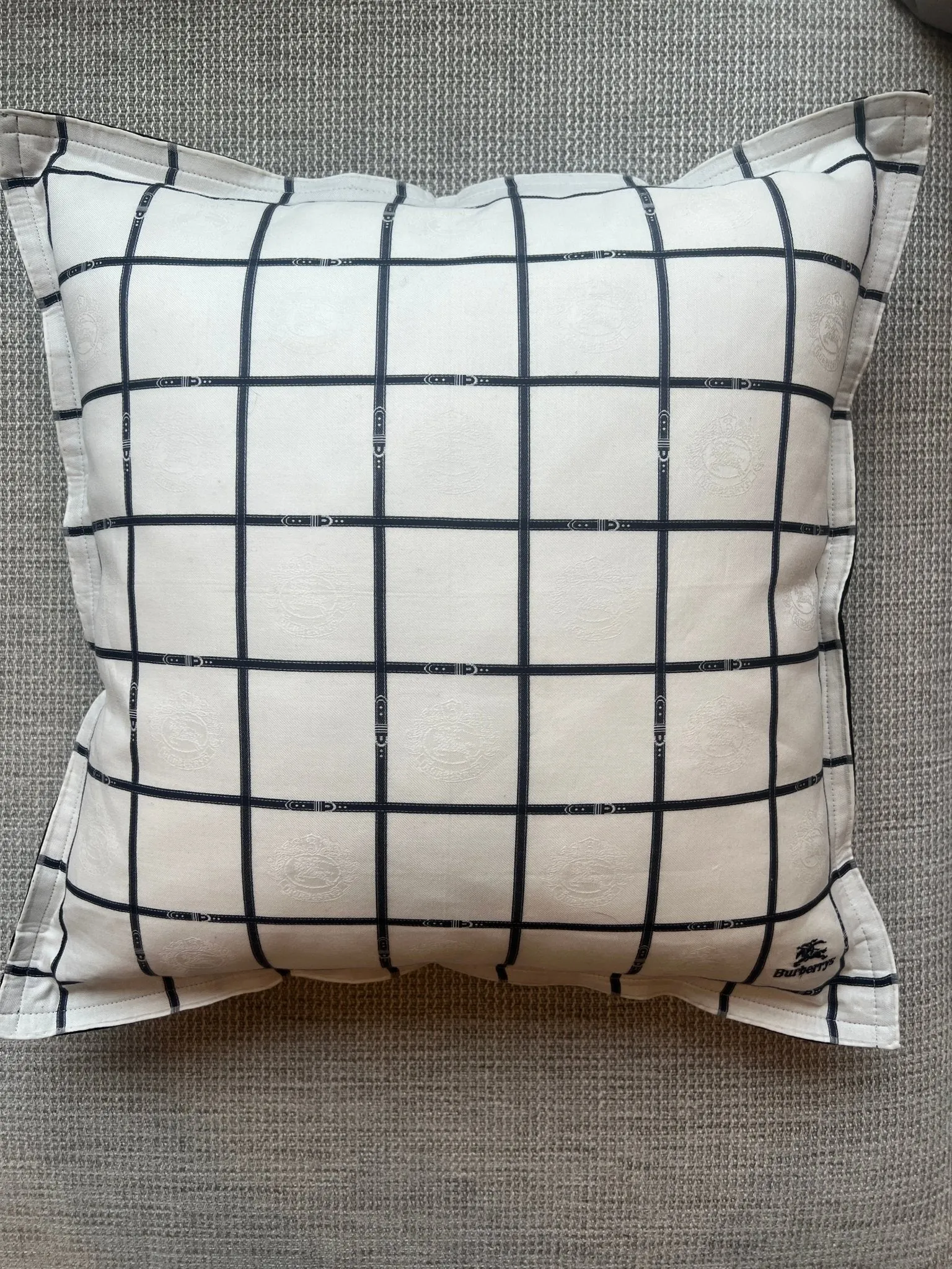 Burberry Pillows made from authentic Burberry Scarves