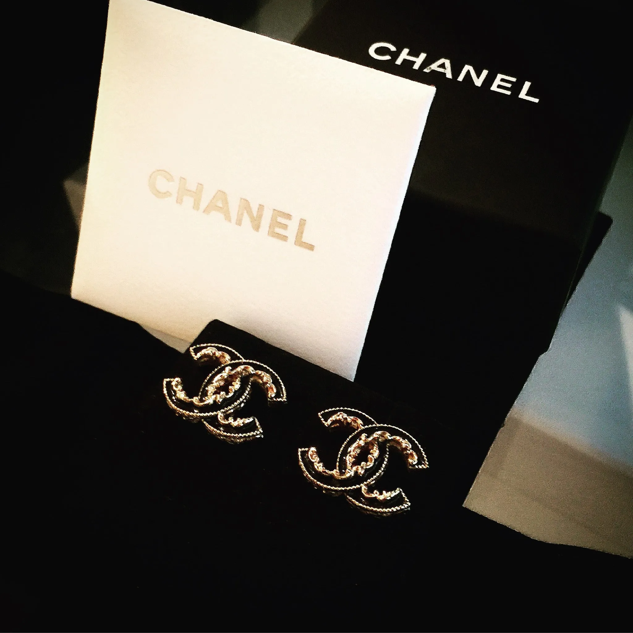 Chanel Baroque CC Earrings