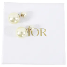 Christian Dior Tribales Faux Pearl Earrings