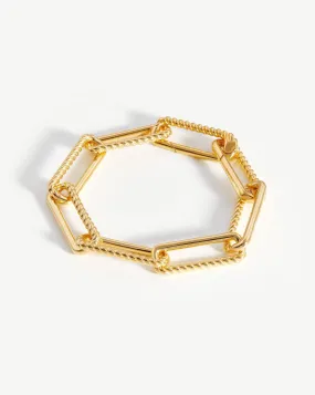 Chunky Half Radial Chain Bracelet | 18ct Gold Plated