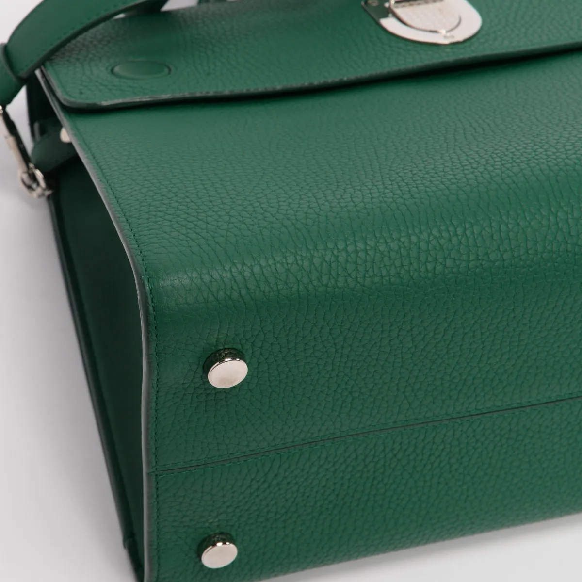 Dior Emerald Green Grained Calfskin Medium Diorever Bag