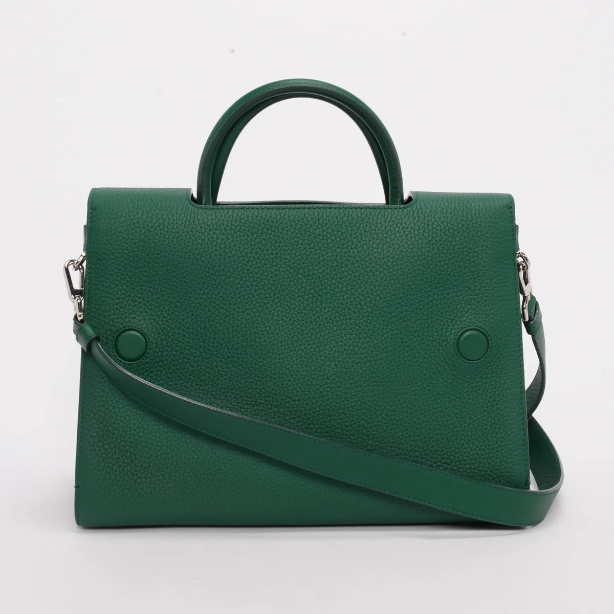 Dior Emerald Green Grained Calfskin Medium Diorever Bag