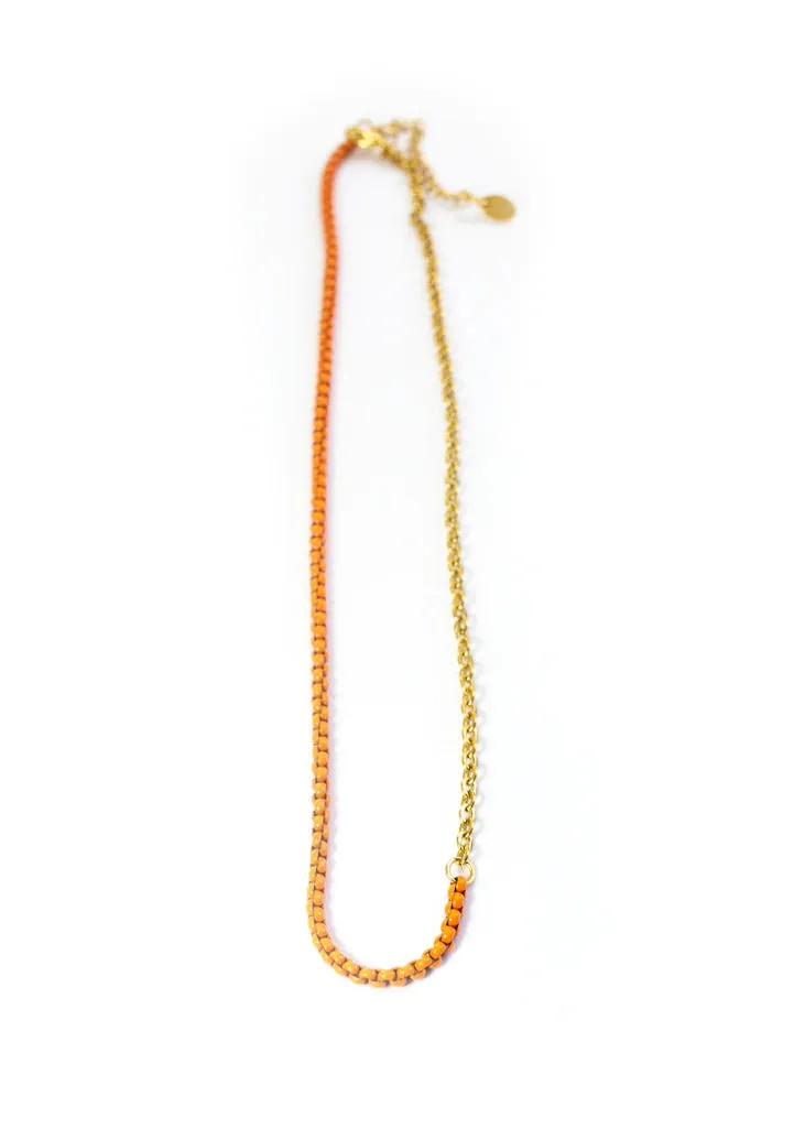 Ellis Necklace, Orange | Betsy Pittard