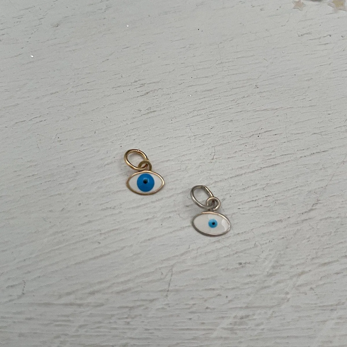 Evil Eye Charm 14kt Gold