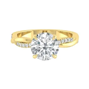 Fiore 0.75ct D VVS2 Id IGI 18K Yellow Gold