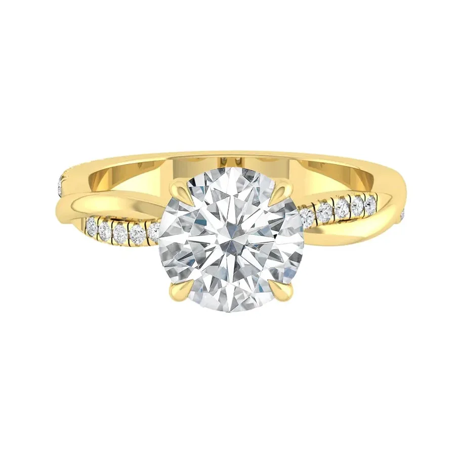 Fiore 0.75ct D VVS2 Id IGI 18K Yellow Gold