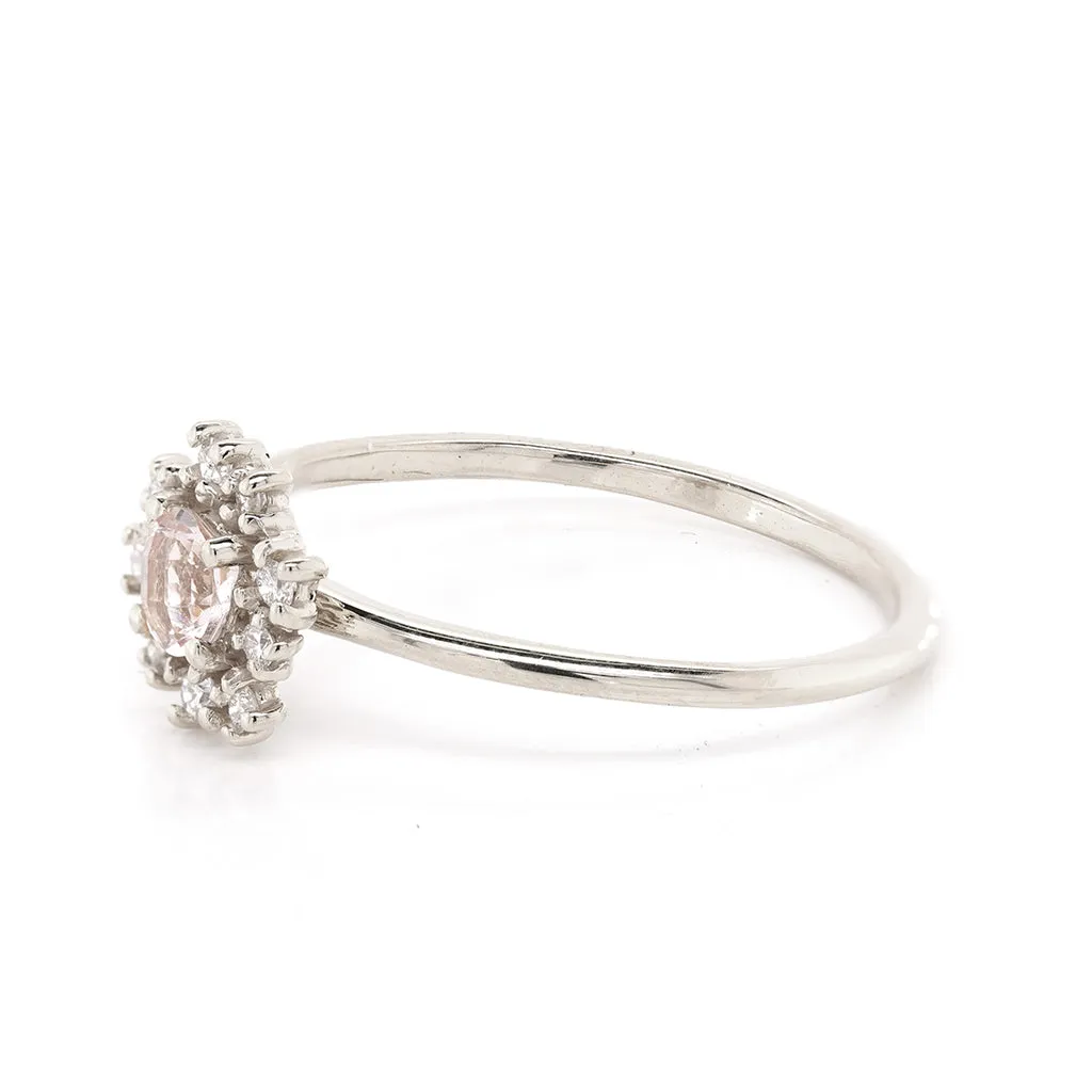 Florence | morganite & diamonds