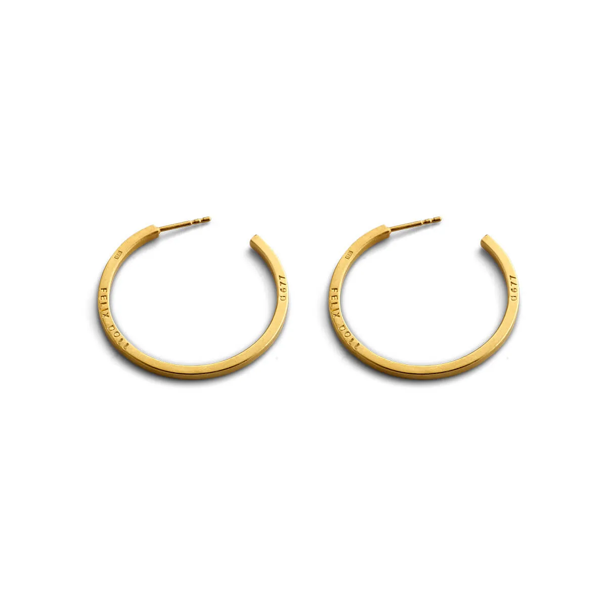 G 677 - 35 Circle Earrings