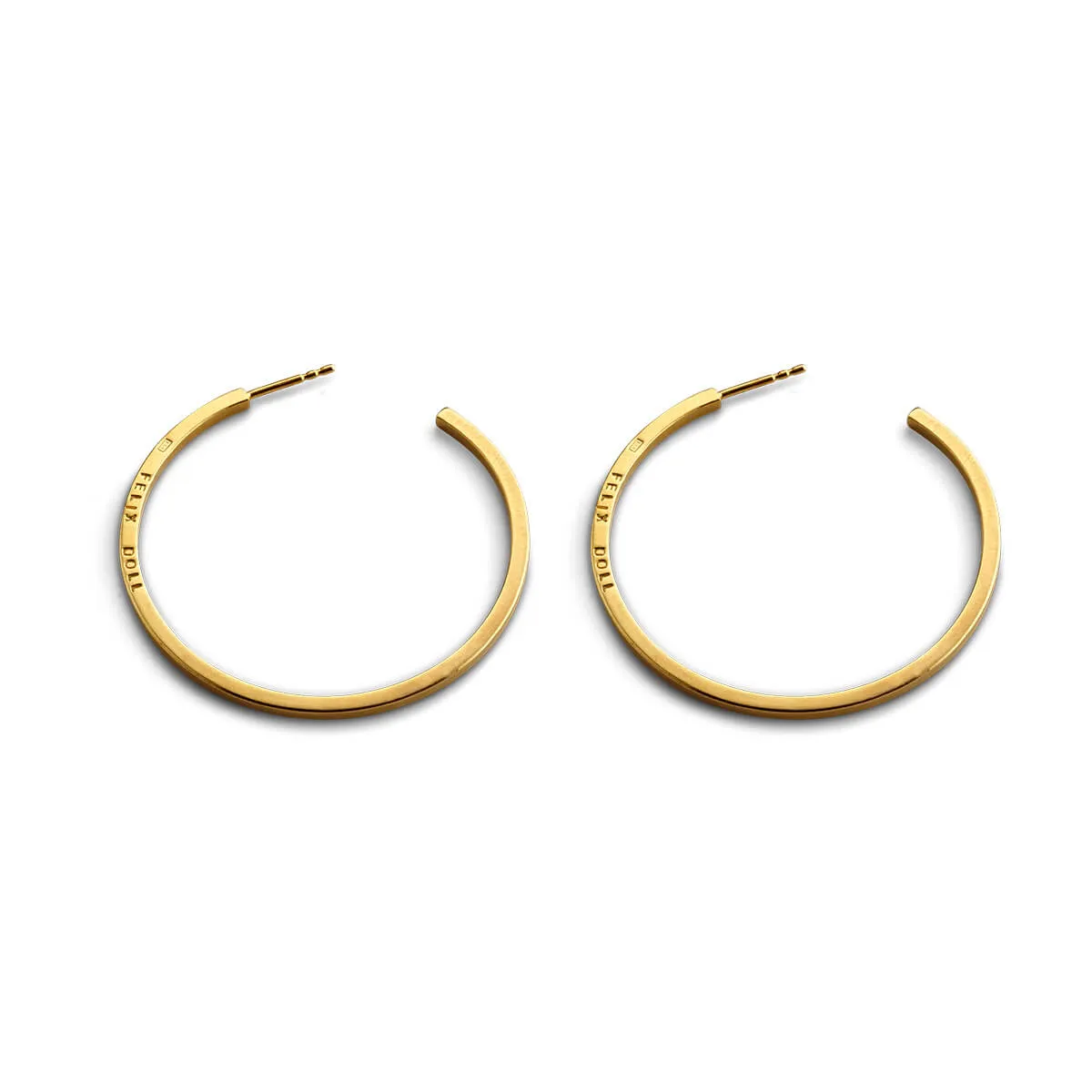 G 678 - 45 Circle Earrings