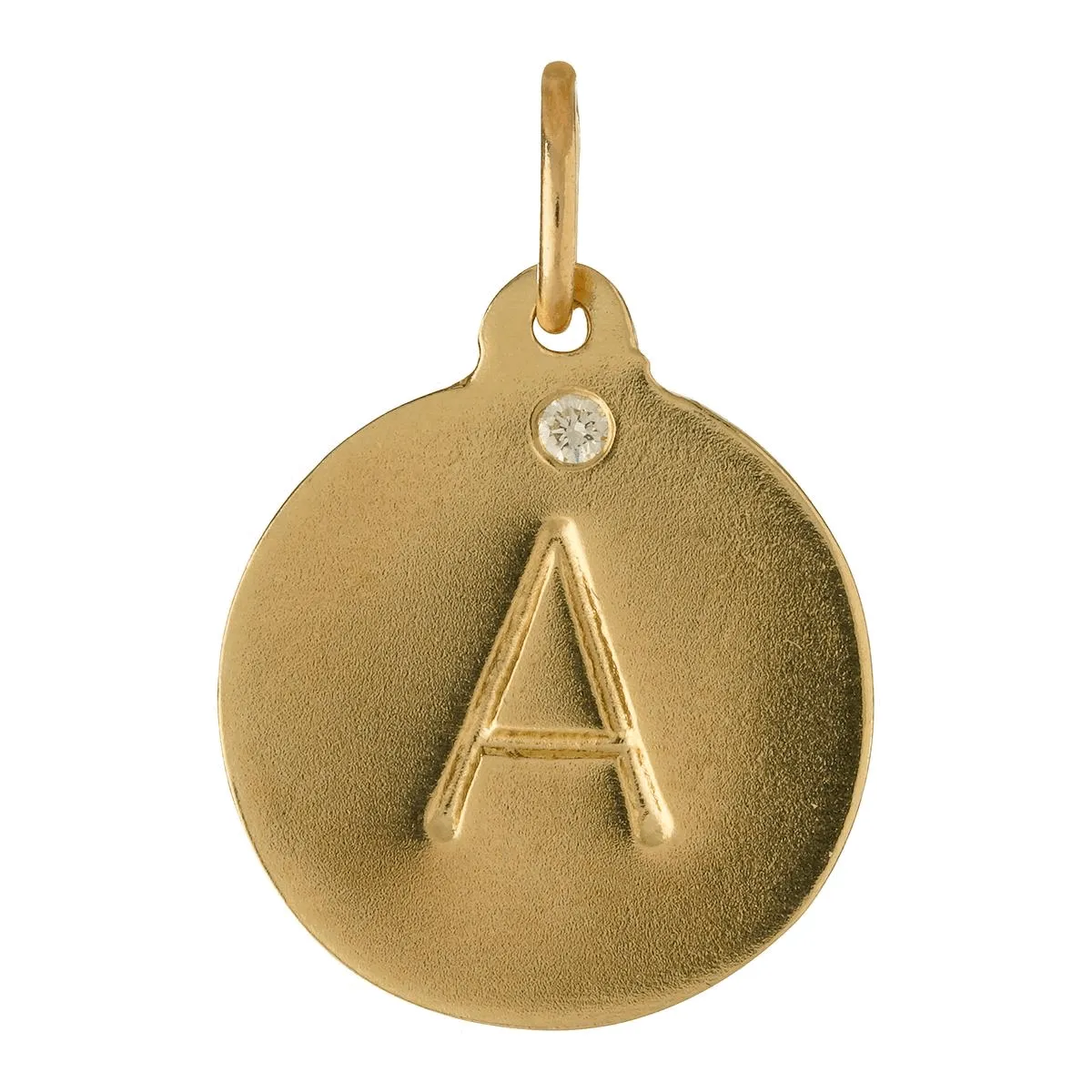 G Alphabet Charm With Diamond