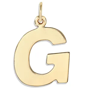 G Cutout Letter Charm