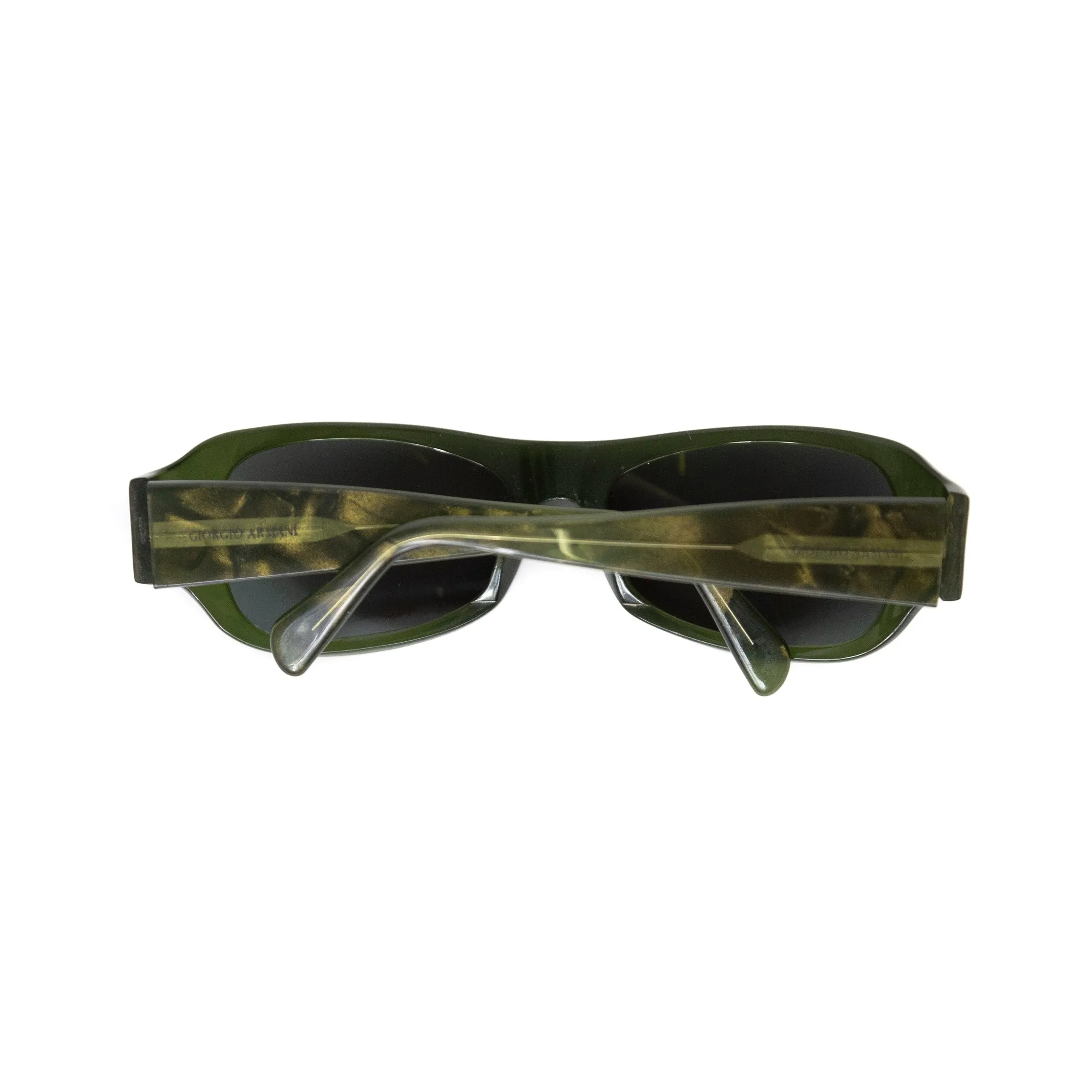 Giorgio Armani Green Sheer Lightweight Sunglasses