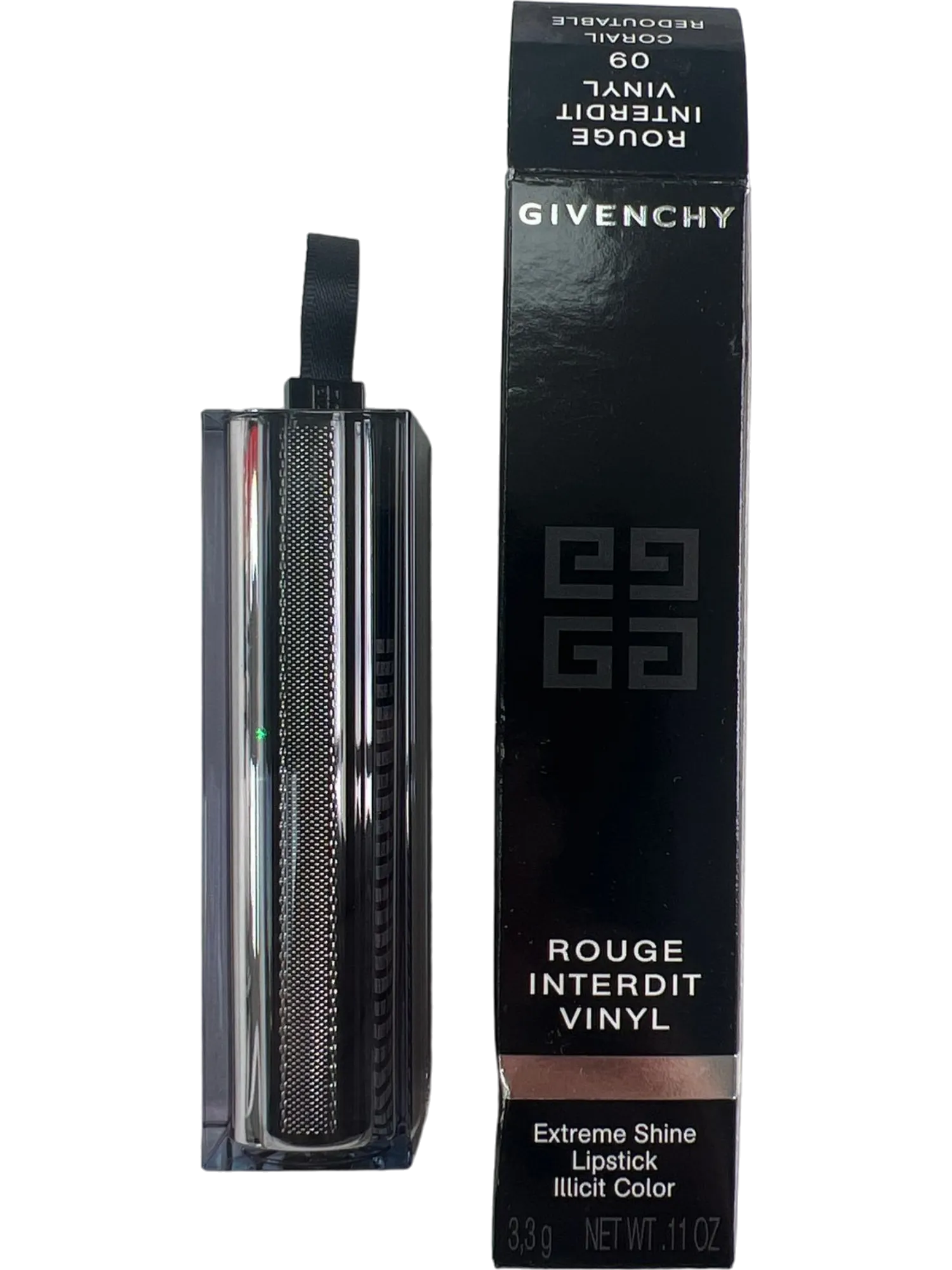 Givenchy Pink Rouge Interdit Vinyl Lipstick - Corail Redoutable 0.11 Oz