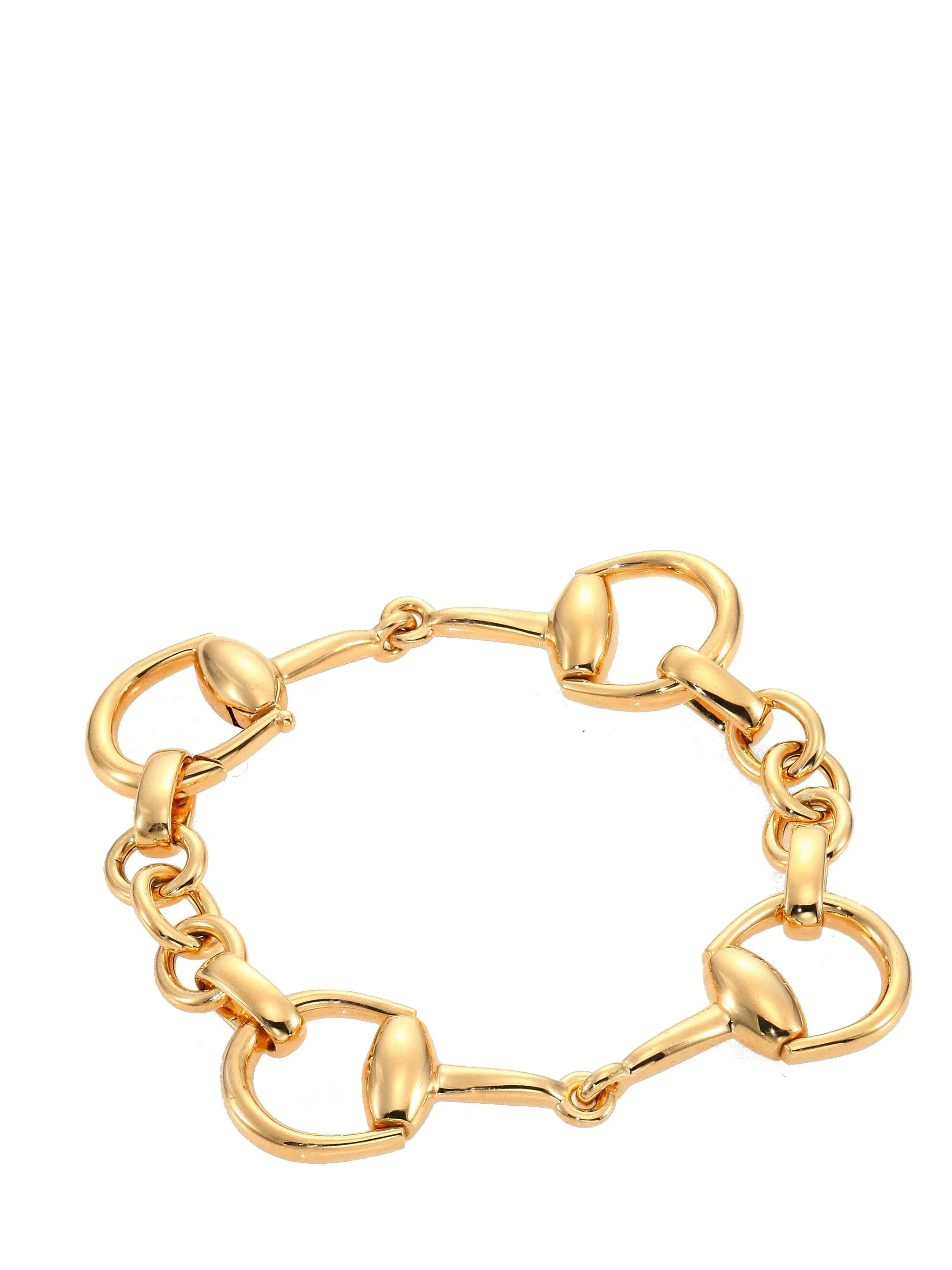 Gucci 18K Yellow Gold Horsebit Bracelet