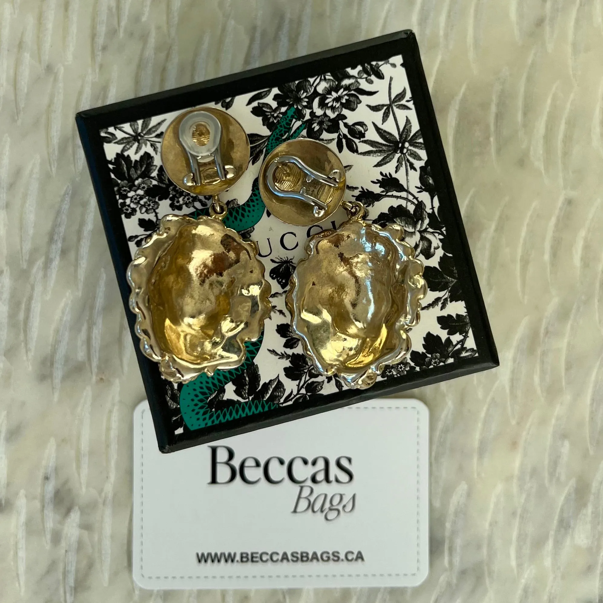 GUCCI Lion Earrings