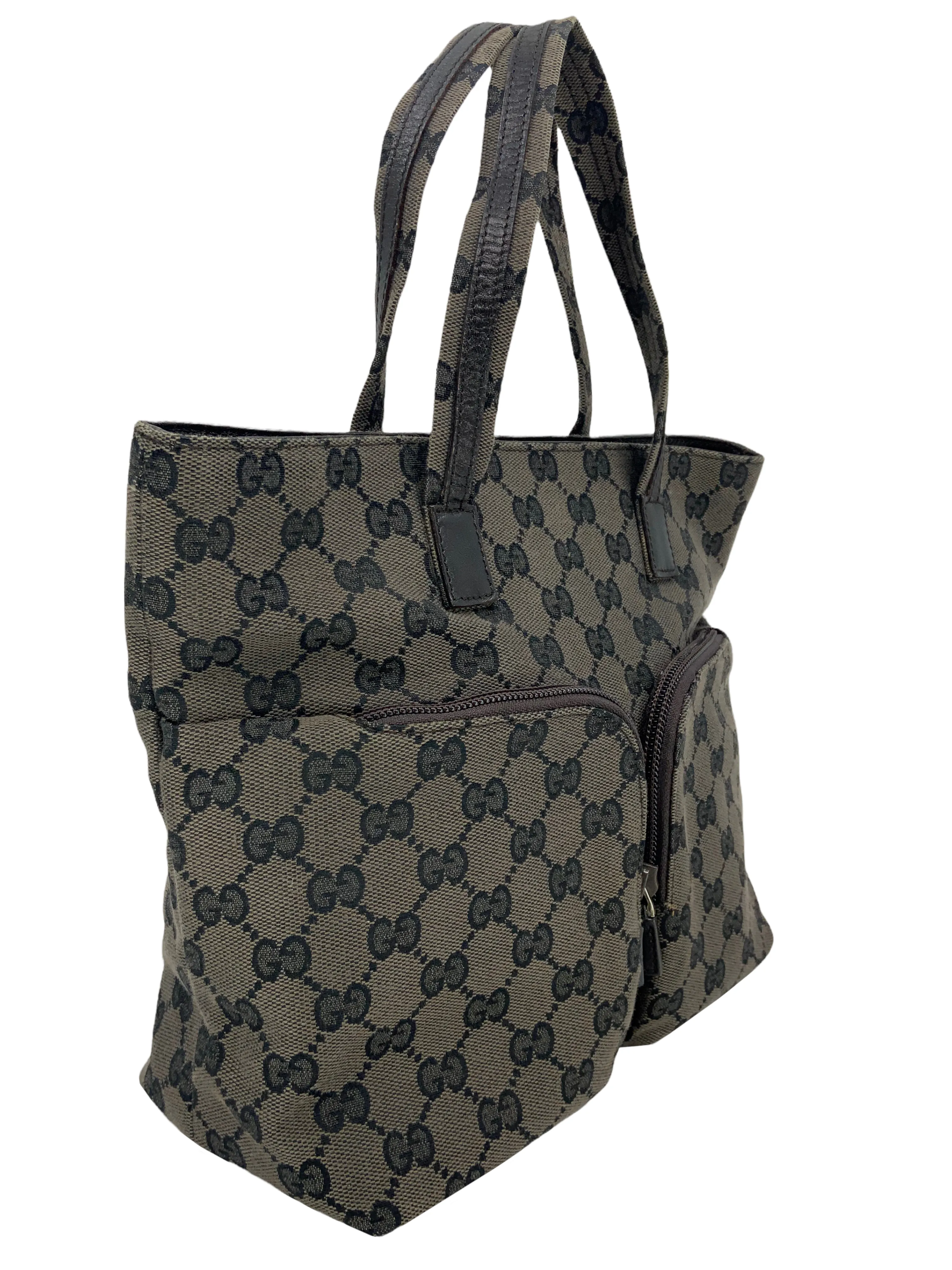 Gucci Vintage GG Monogram Canvas Small Tote