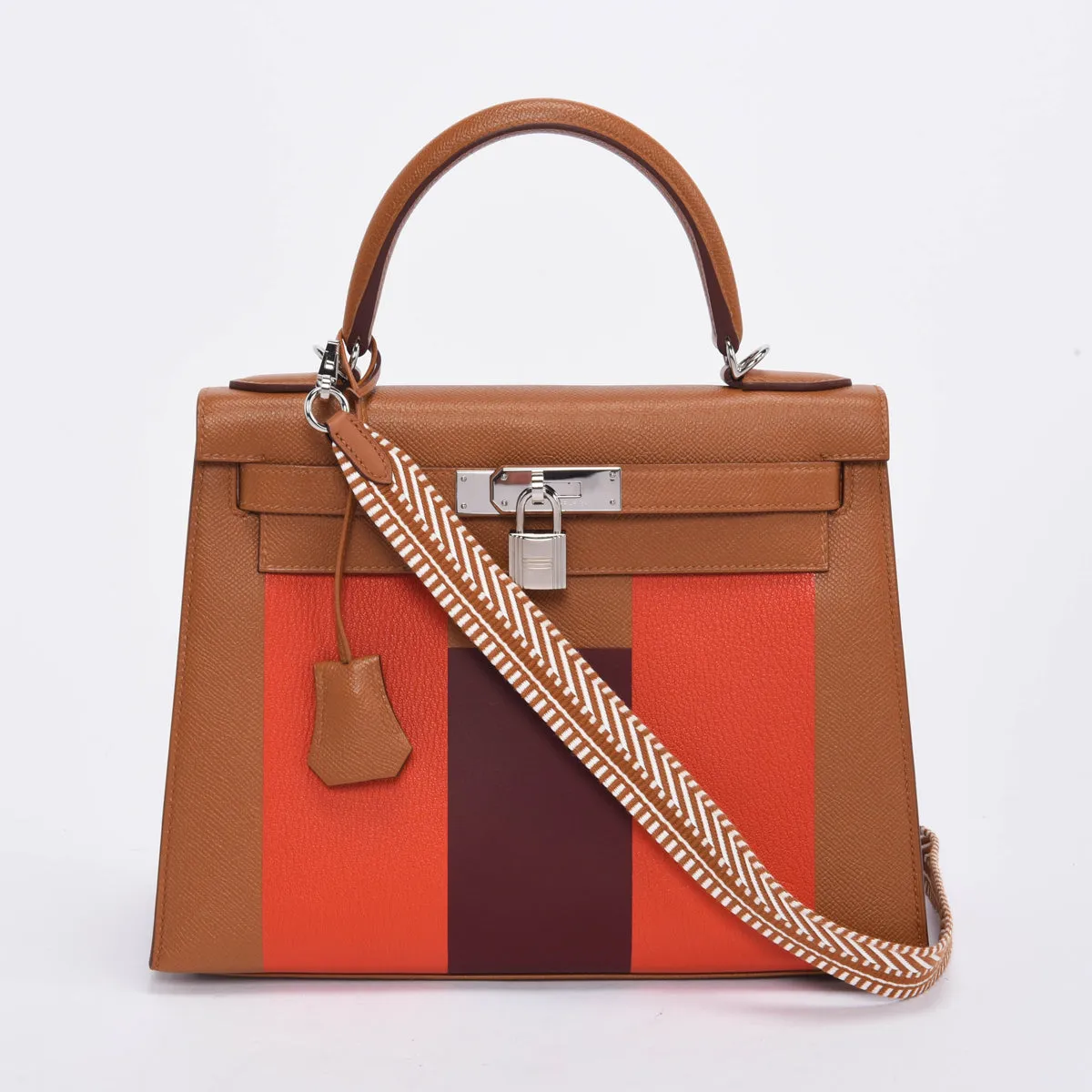 Hermes Gold Epsom Kellygraphie Lettre H Kelly 28