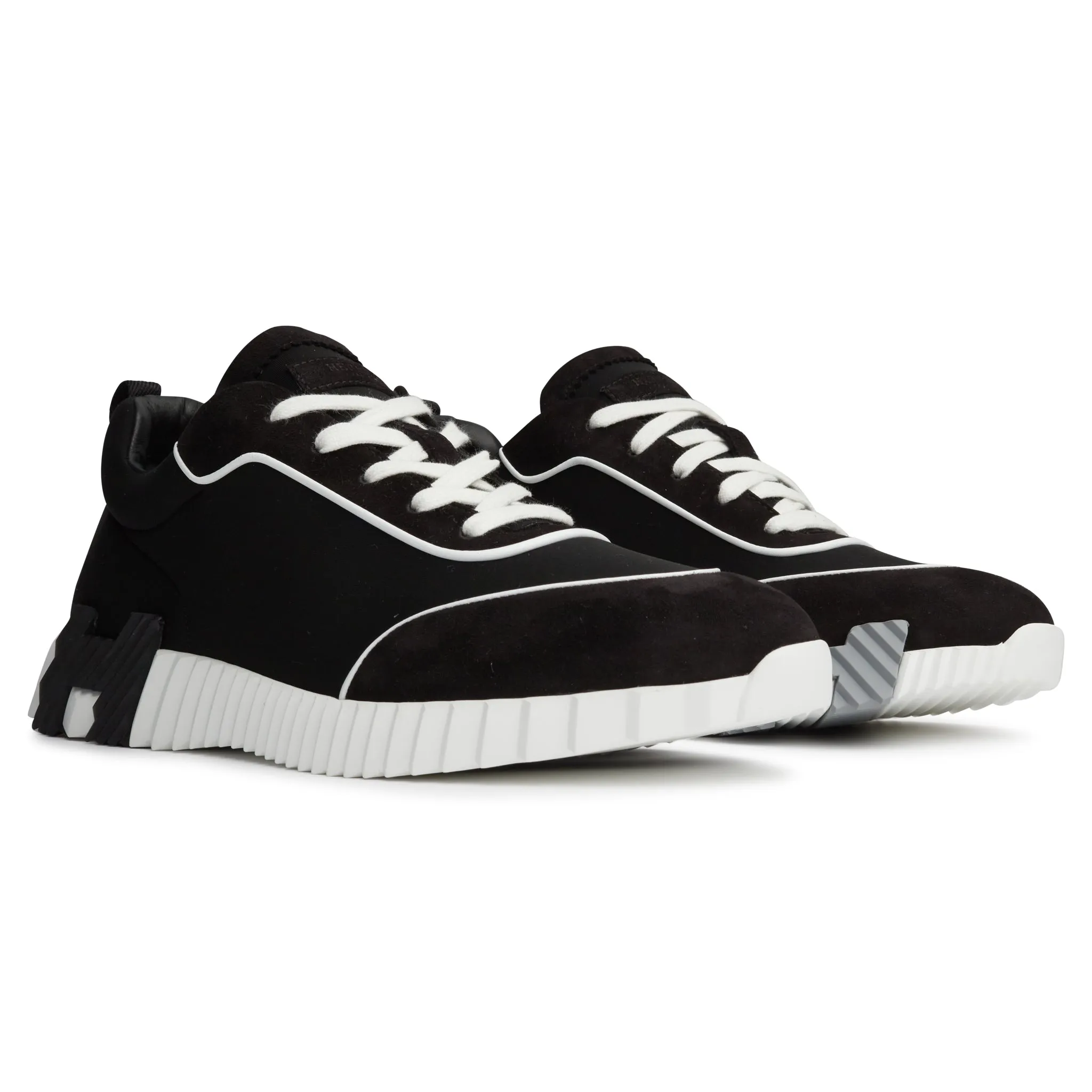 Hermes Paris Bouncing Sneaker Black White