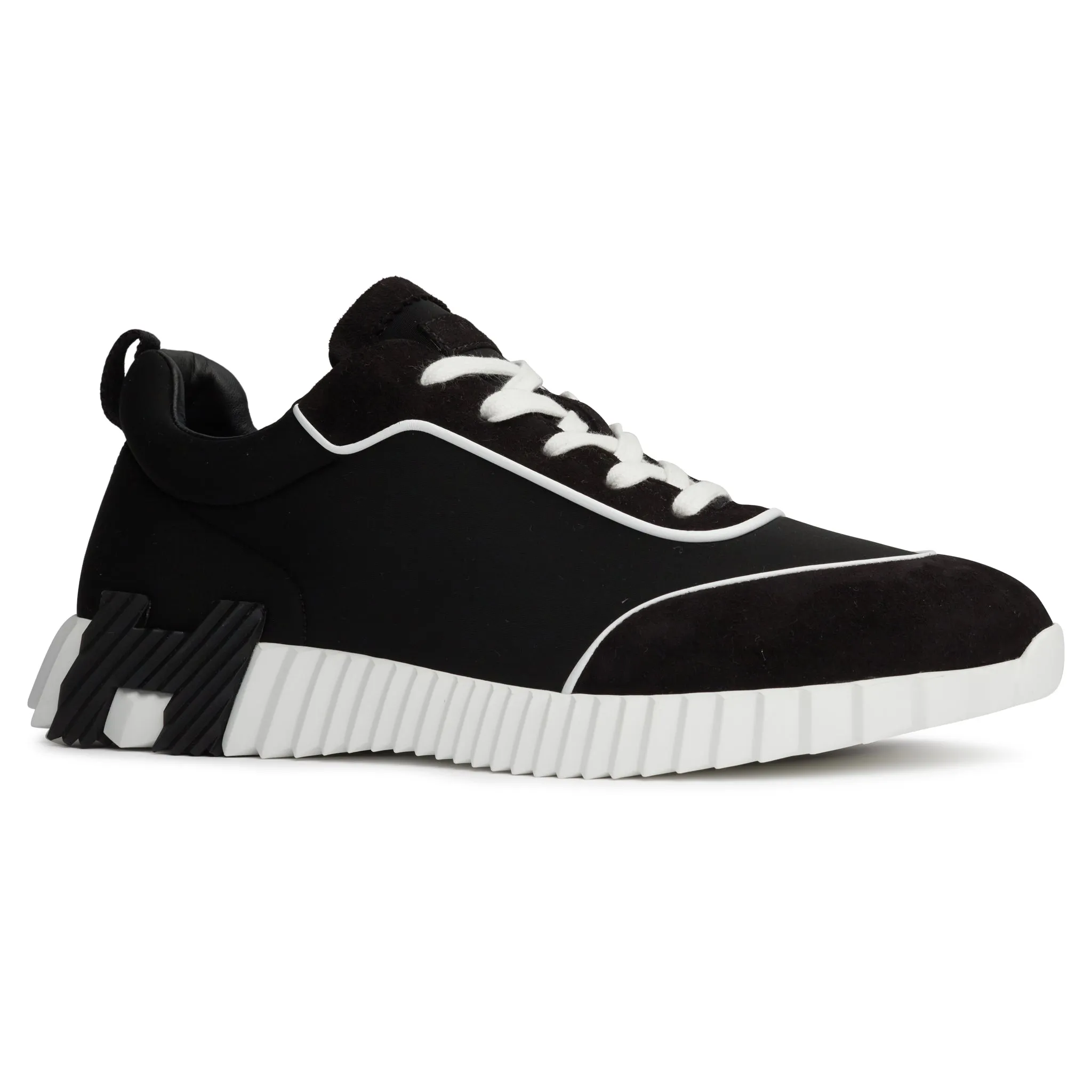 Hermes Paris Bouncing Sneaker Black White