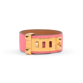 Hermes Rose Azalee Swift Collier De Chien 24