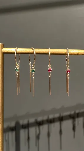 Jack & G 14k Gemstone Chime Earring