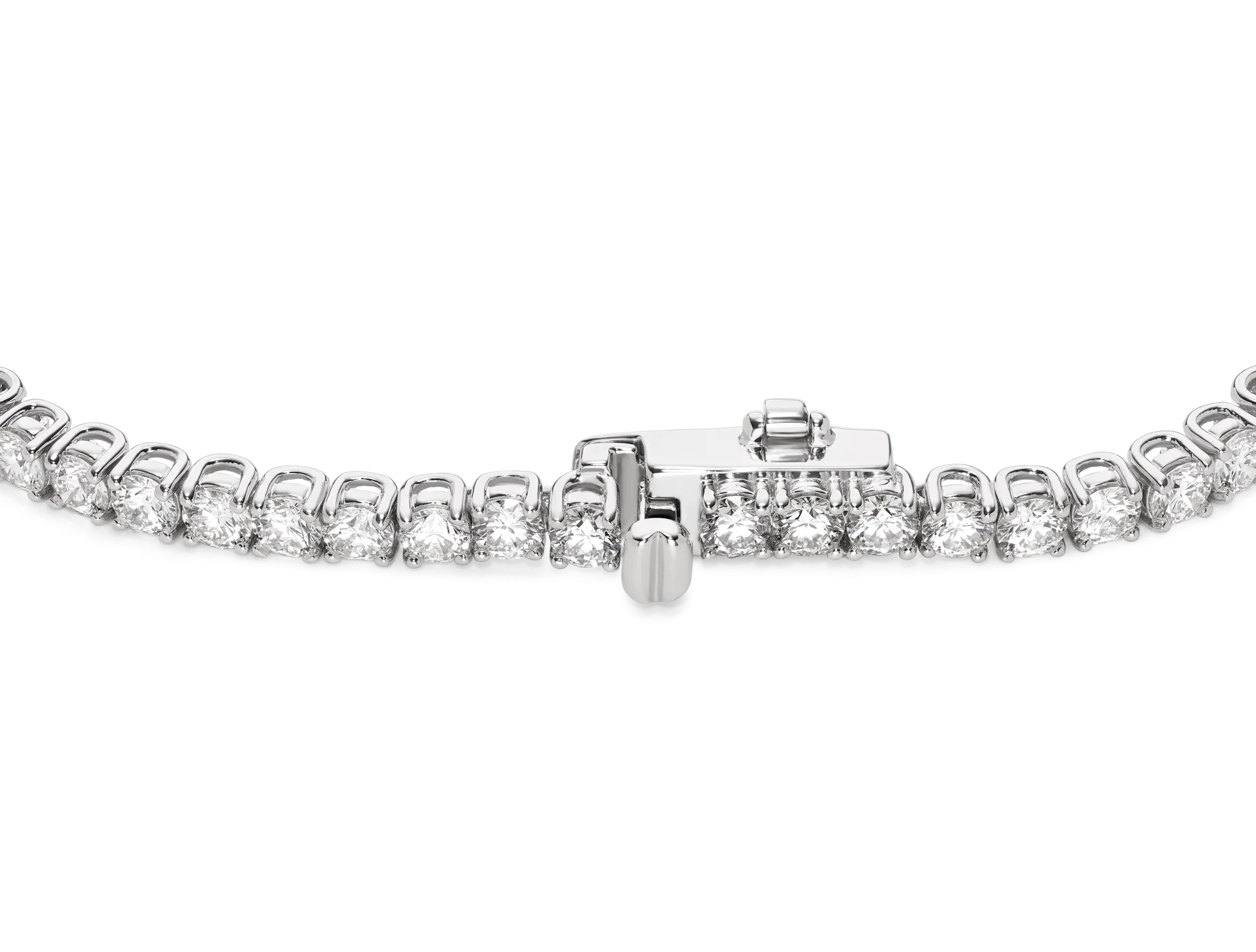 Lab-Grown Diamond Small Tennis Bracelet - G/H color, 7 length | White