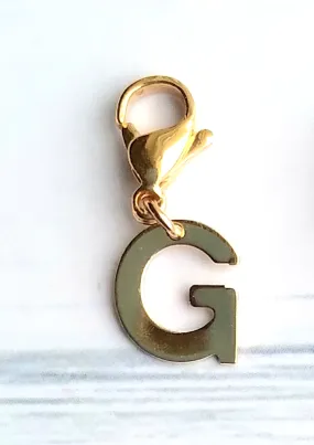 Letter G Charm