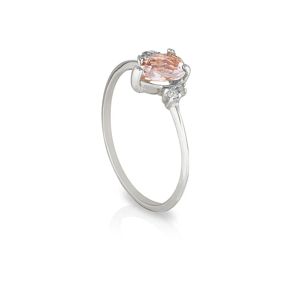 Lilah | morganite & diamonds