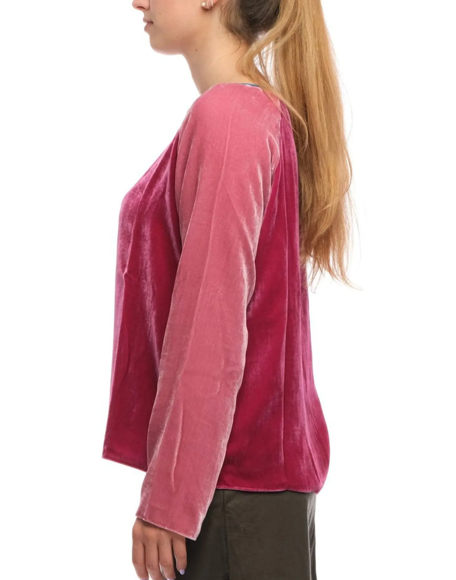 Long t-shirt for woman PIERRE LOUIS MASCIA KANPUR ROSA