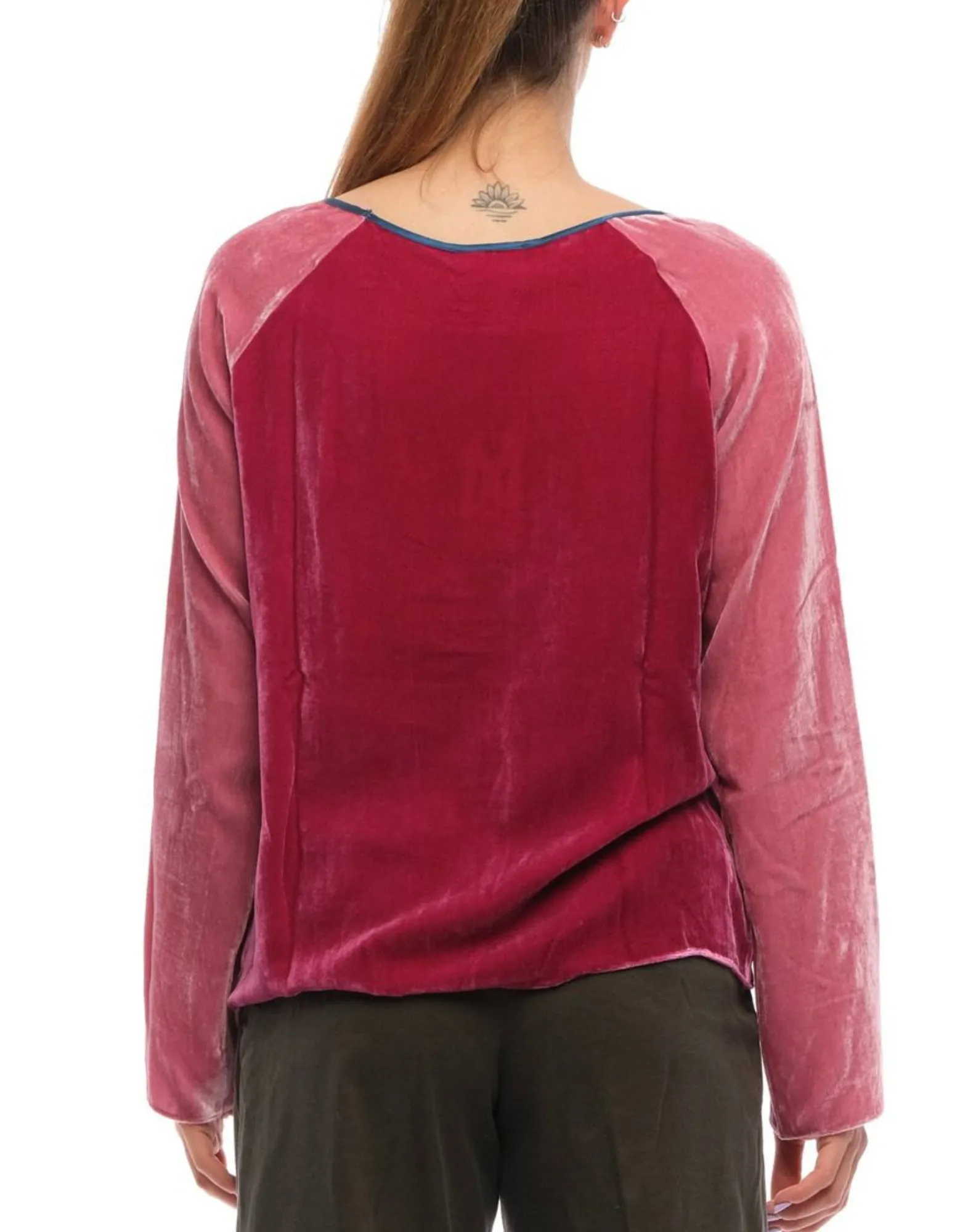 Long t-shirt for woman PIERRE LOUIS MASCIA KANPUR ROSA