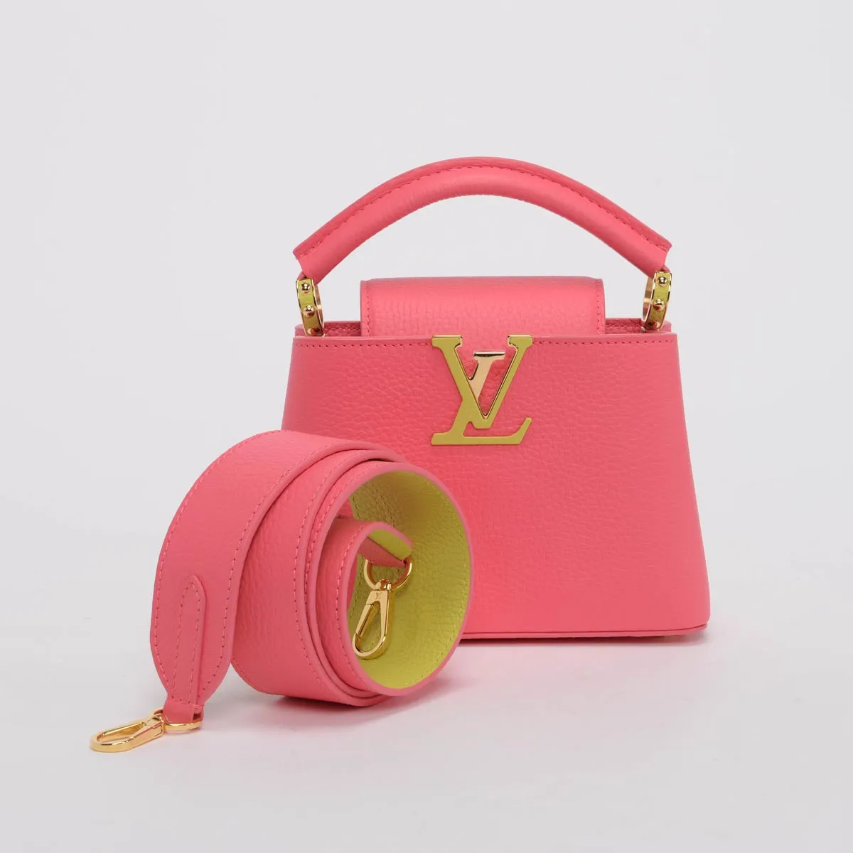 Louis Vuitton Dragon Fruit Taurillon Capucines Mini