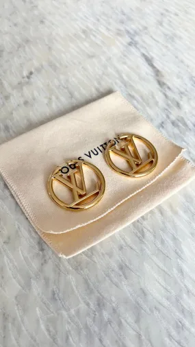 Louis Vuitton Louise Hoop GM Earrings