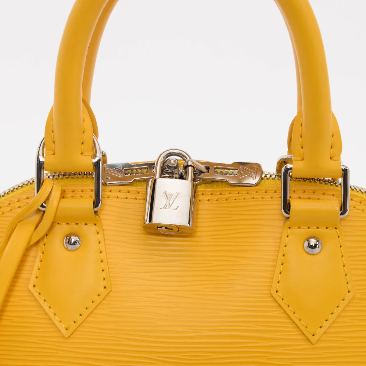 Louis Vuitton Yellow Epi Leather Alma BB