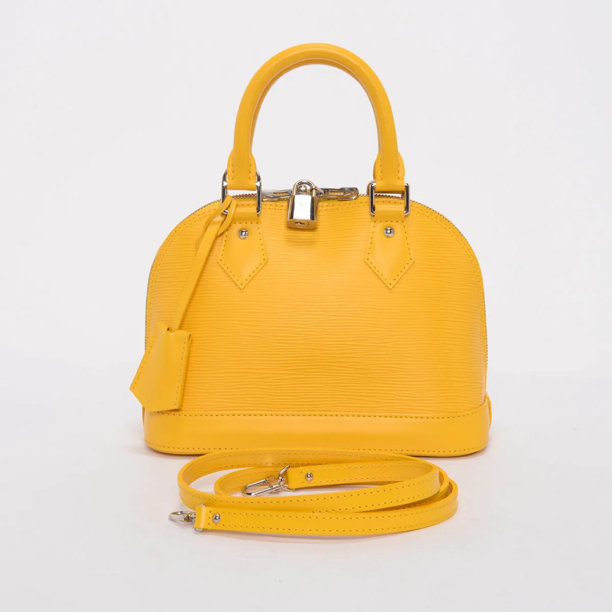 Louis Vuitton Yellow Epi Leather Alma BB