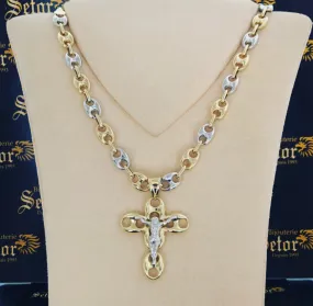 Mariners chain & cross S33