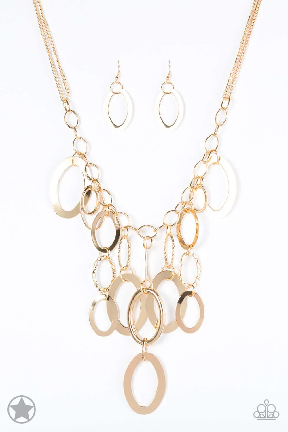 Paparazzi Accessories  - A Golden Spell #N846 Box 9 - Gold Necklace