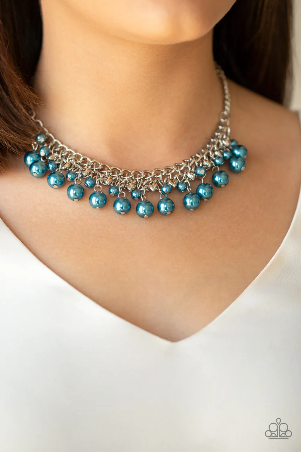 Paparazzi Duchess Dior Blue Necklace Set