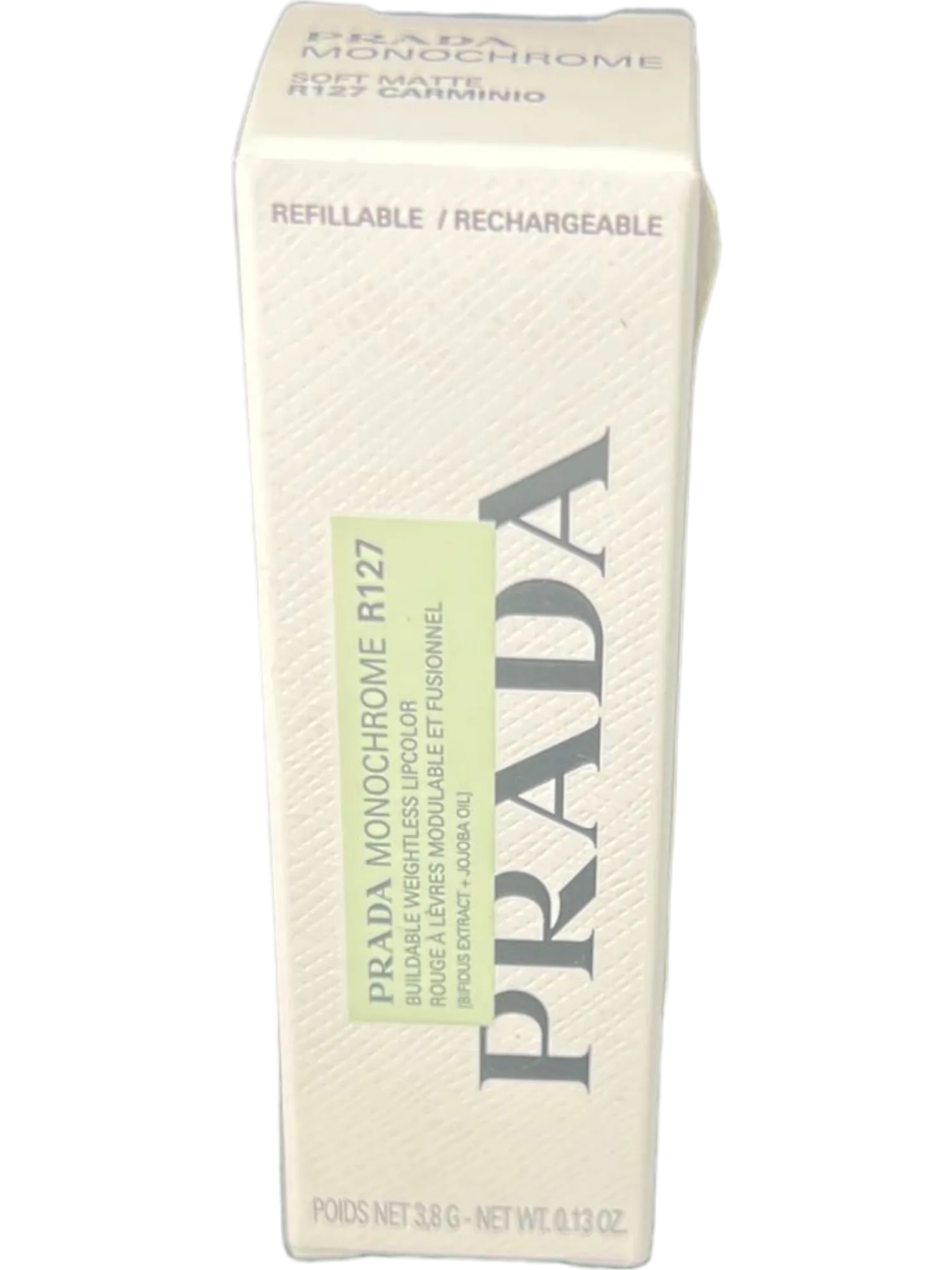 Prada R127 Soft Matte Refillable Lipstick - Luxurious, Long-Lasting Formula