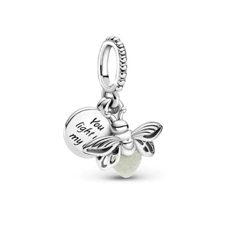 Sterling Silver Beads Bracelets Charm For Women