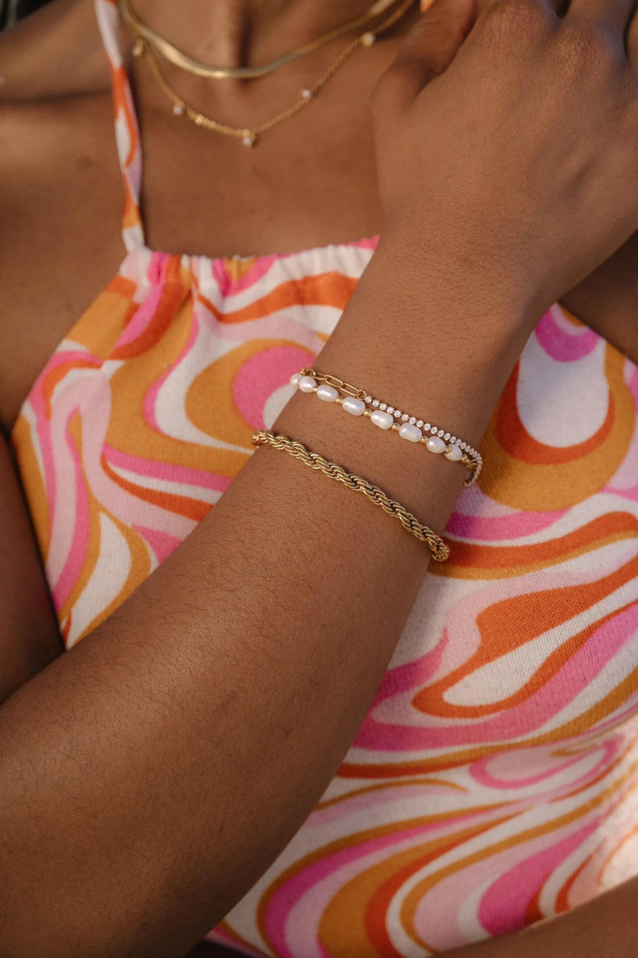 Sunkissed Pearl Bracelet