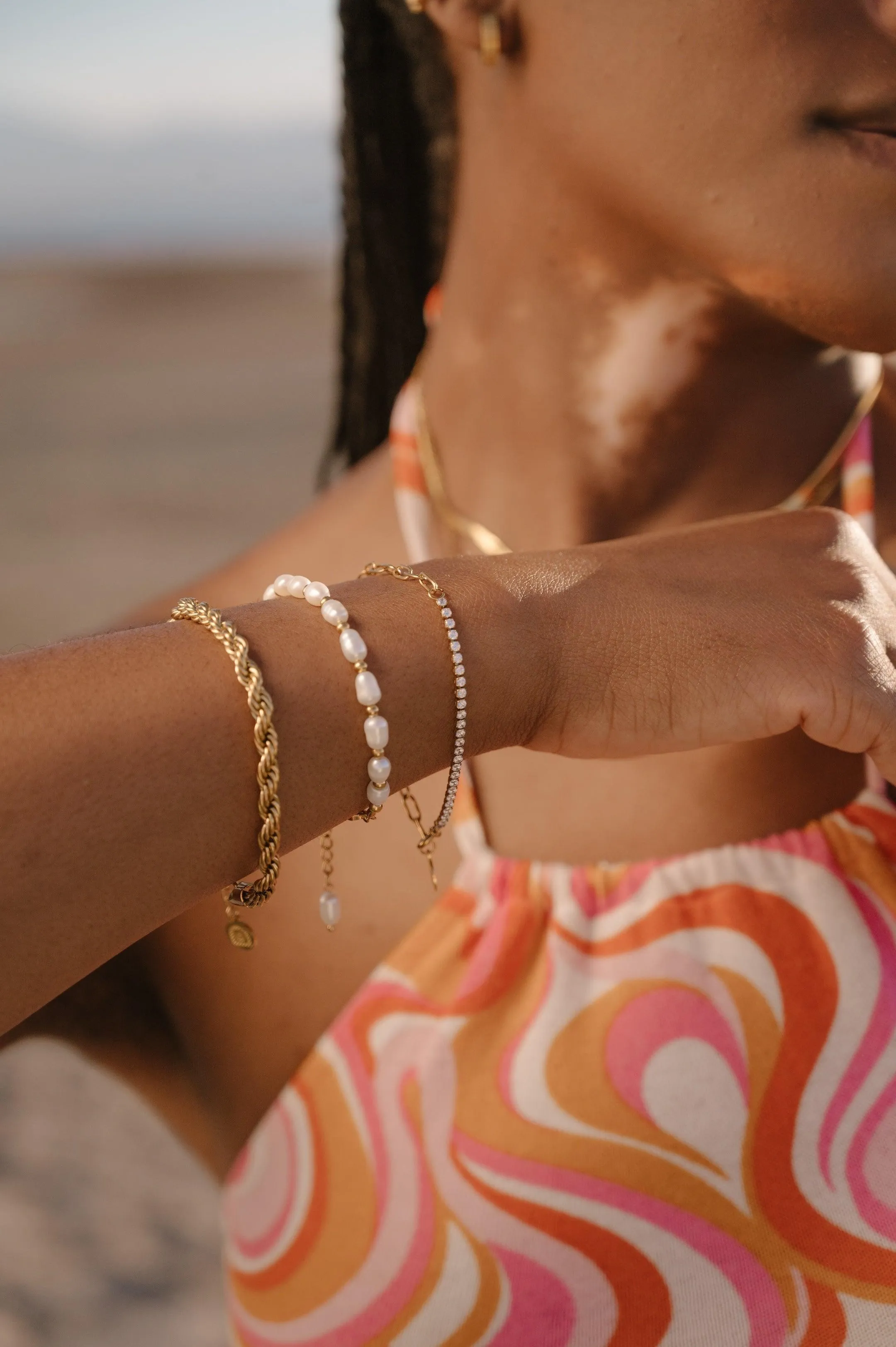 Sunkissed Pearl Bracelet